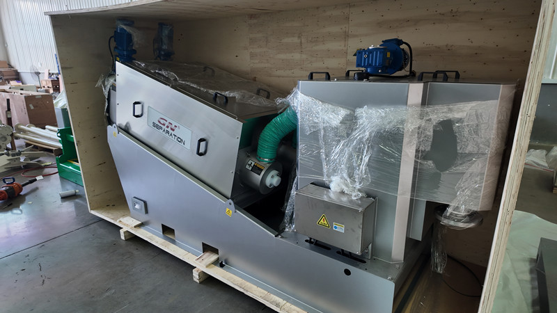 2026.07.29 sludge dewatering screw press